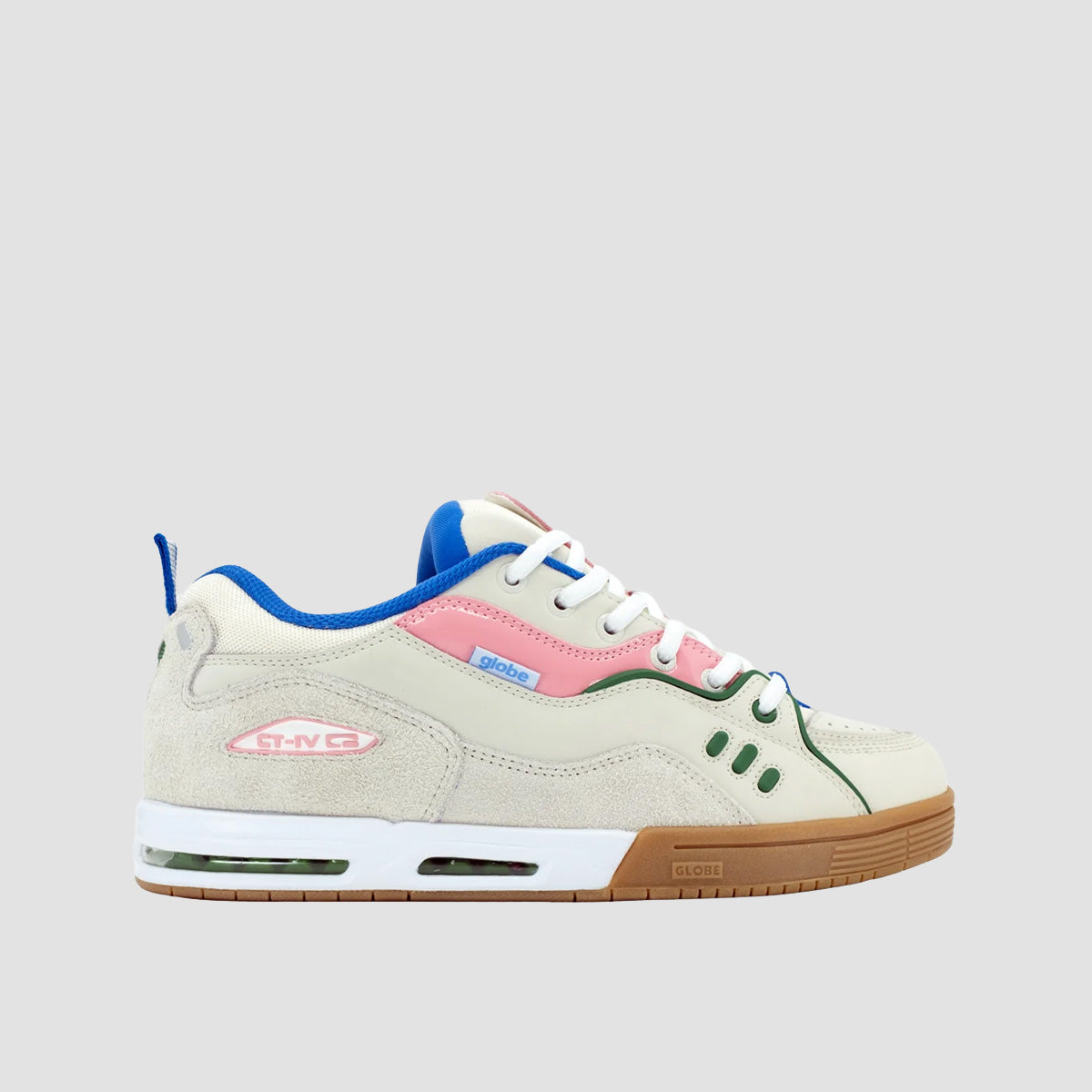 Globe CT-4 Shoes - Antique White/Pink