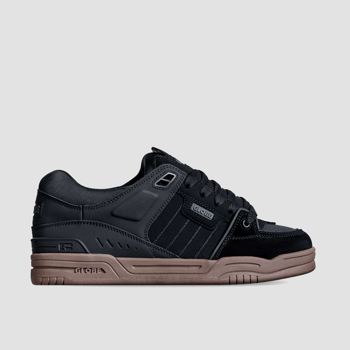 Globe Fusion Shoes - Black/Tobacco Gum