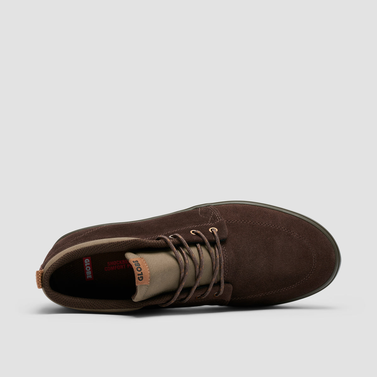 Globe GS Chukka Mid Top Shoes - Dark Oak/Dark Gum