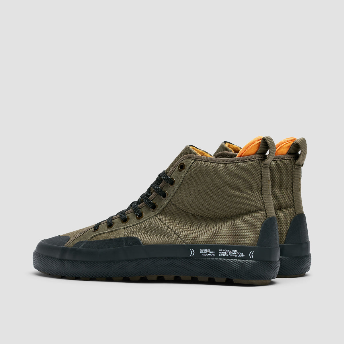 Globe Los Angered II Winter High Top Shoes - Olive/Summit