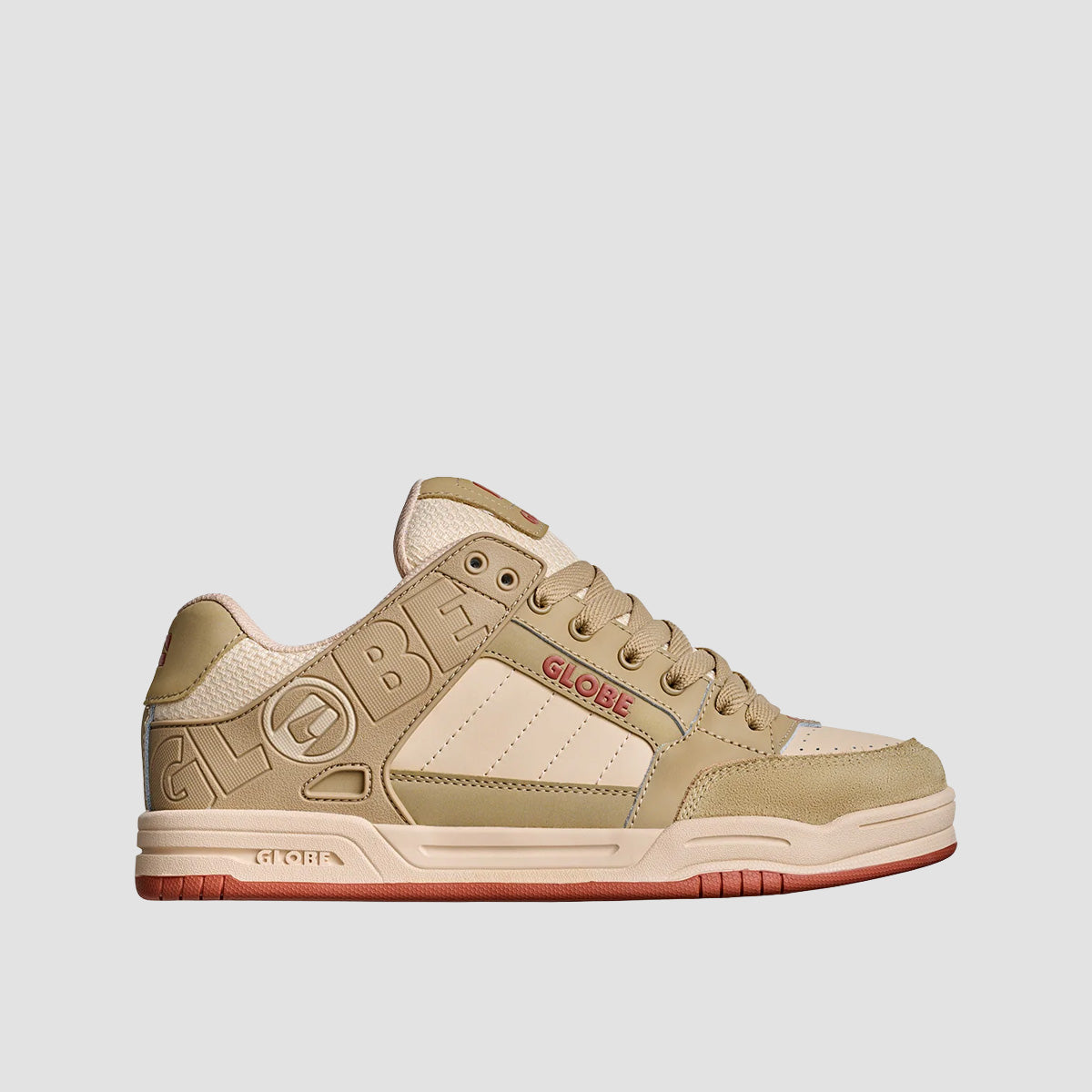 Globe Tilt Shoes - Sand/Red