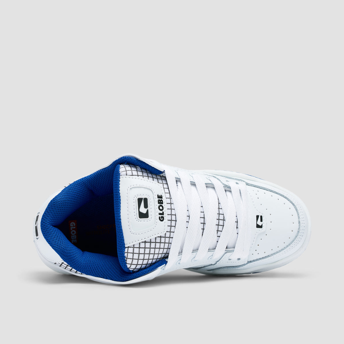 Globe Tilt Shoes - White/Cobalt - Kids