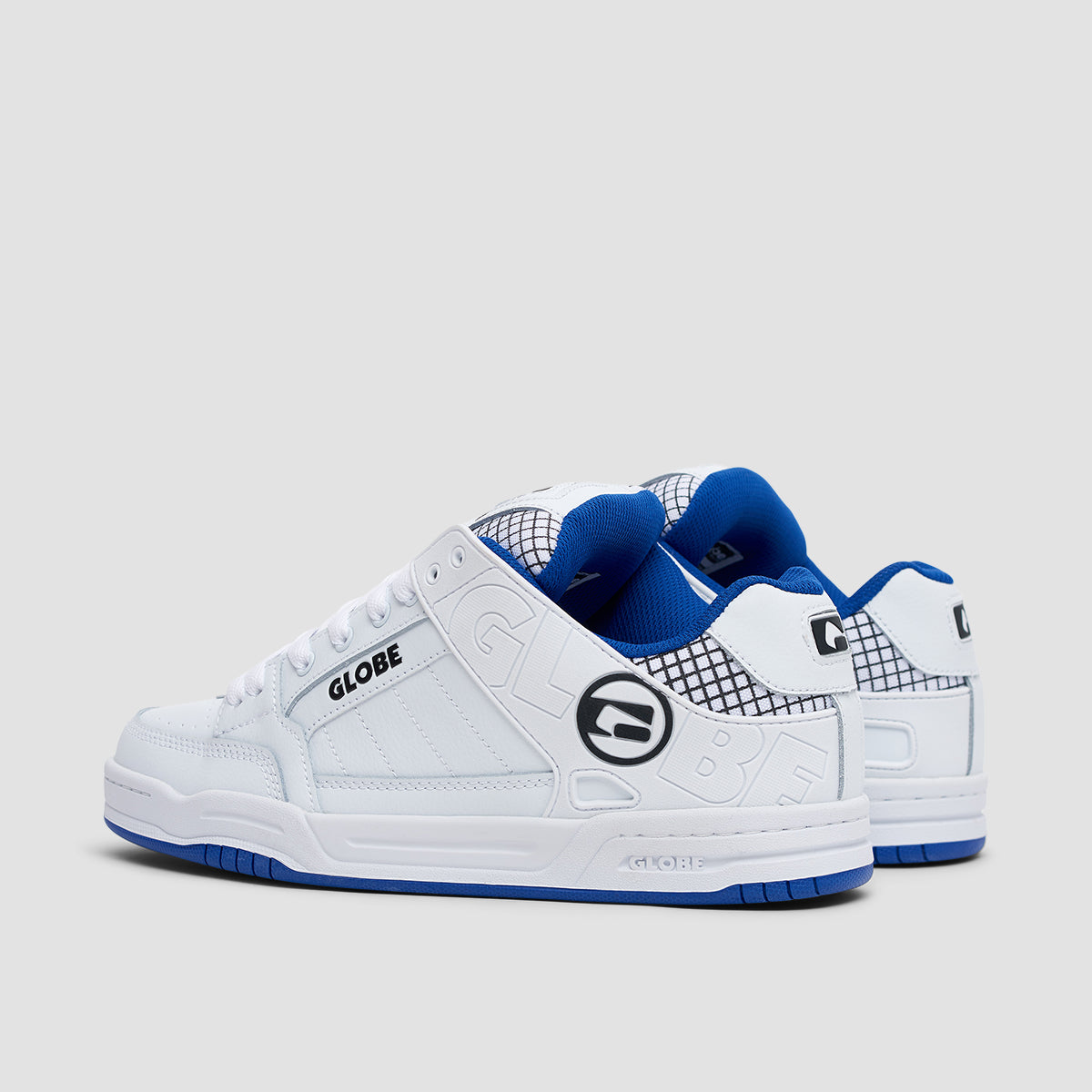 Globe Tilt Shoes - White/Cobalt