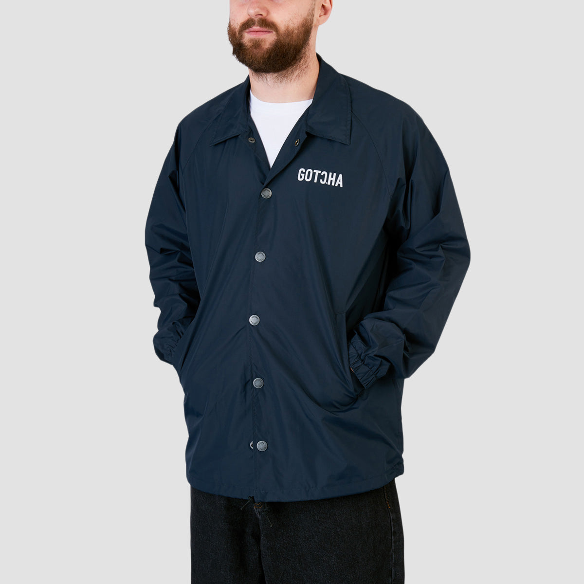 Gotcha Lightweight Coach Jacket Total Eclipse