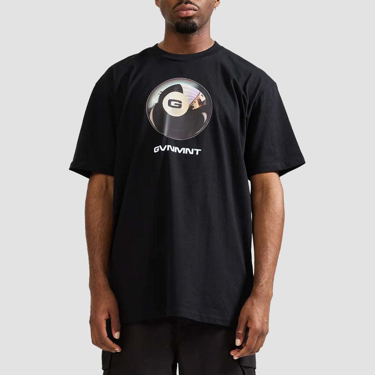 GVNMNT 8 Ball T-Shirt Black