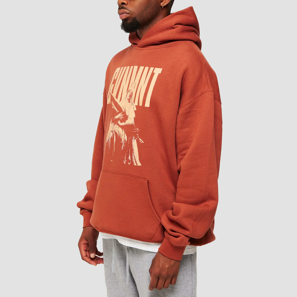 GVNMNT Art of War Pullover Hoodie Clay