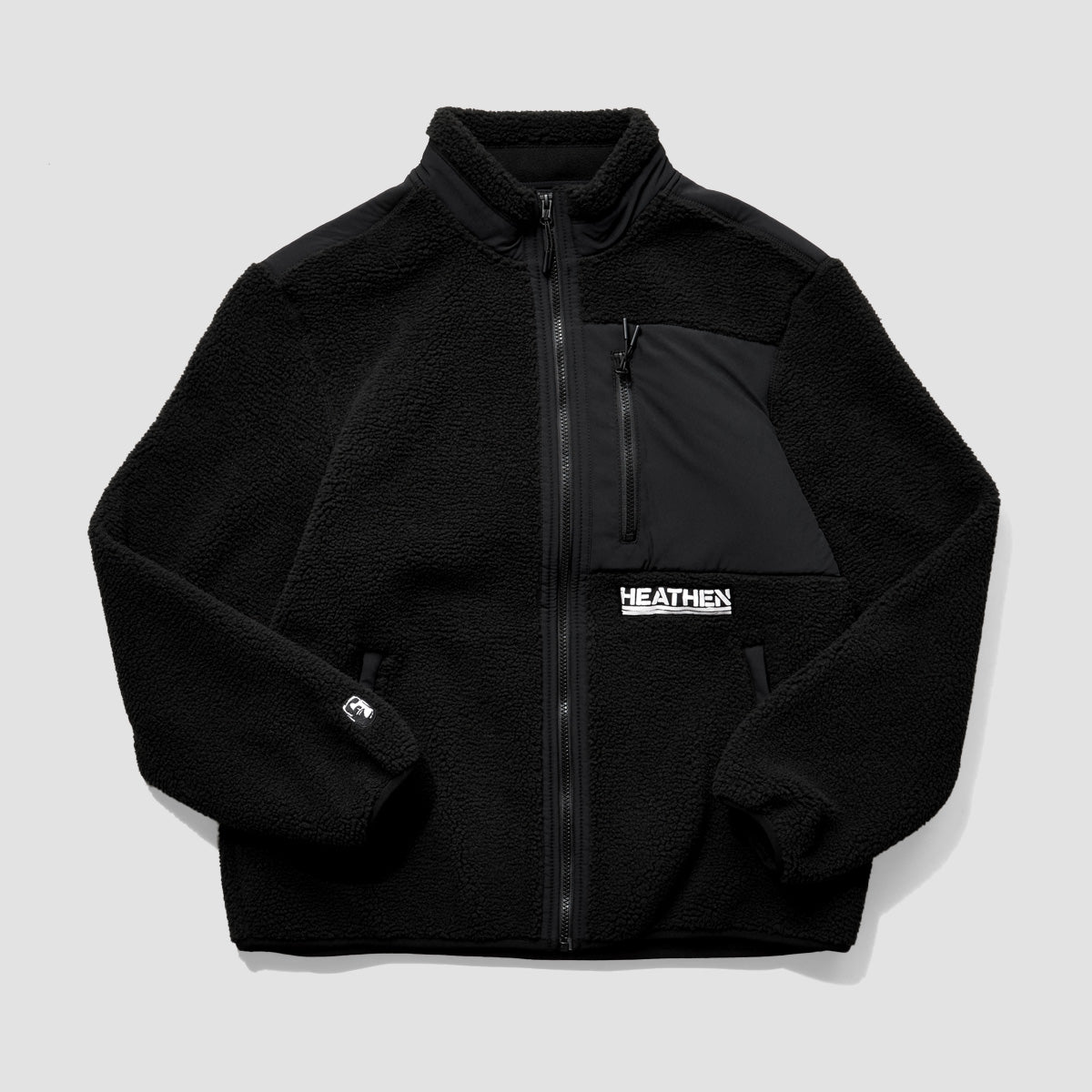 Heathen Hibernate Fleece Jacket Black