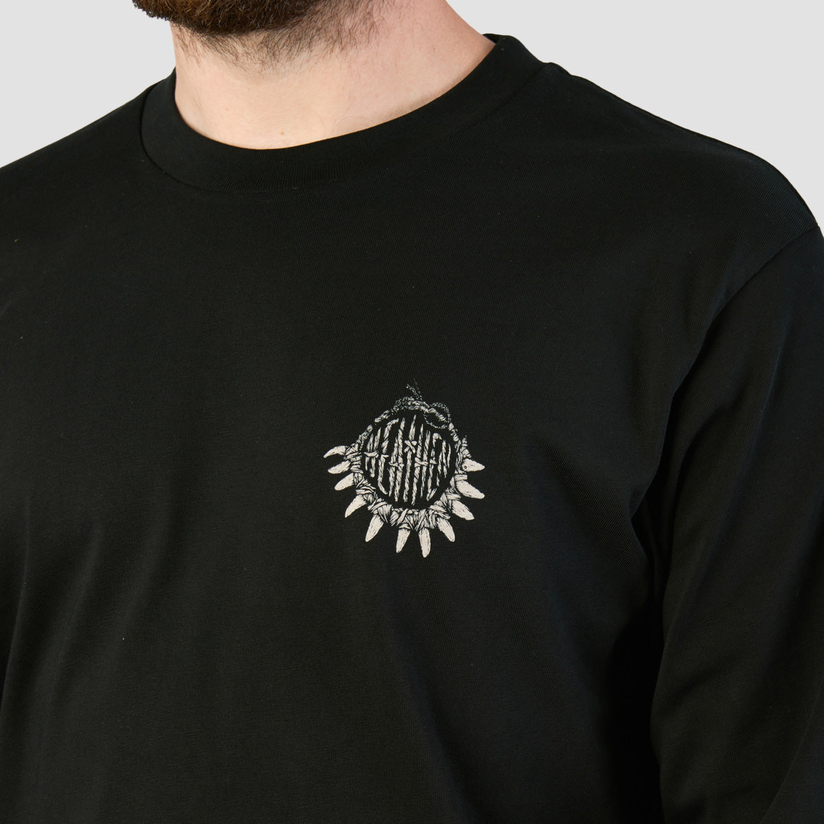 Heathen Moby vs Kraken Longsleeve T-Shirt Black