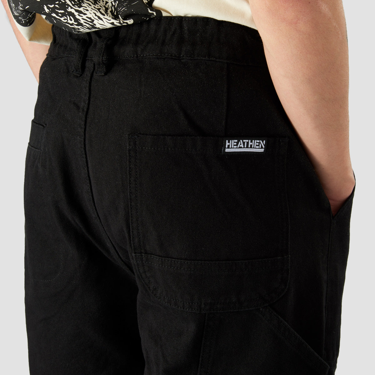 Heathen Shackles Heavy Canvas Work Pants Black