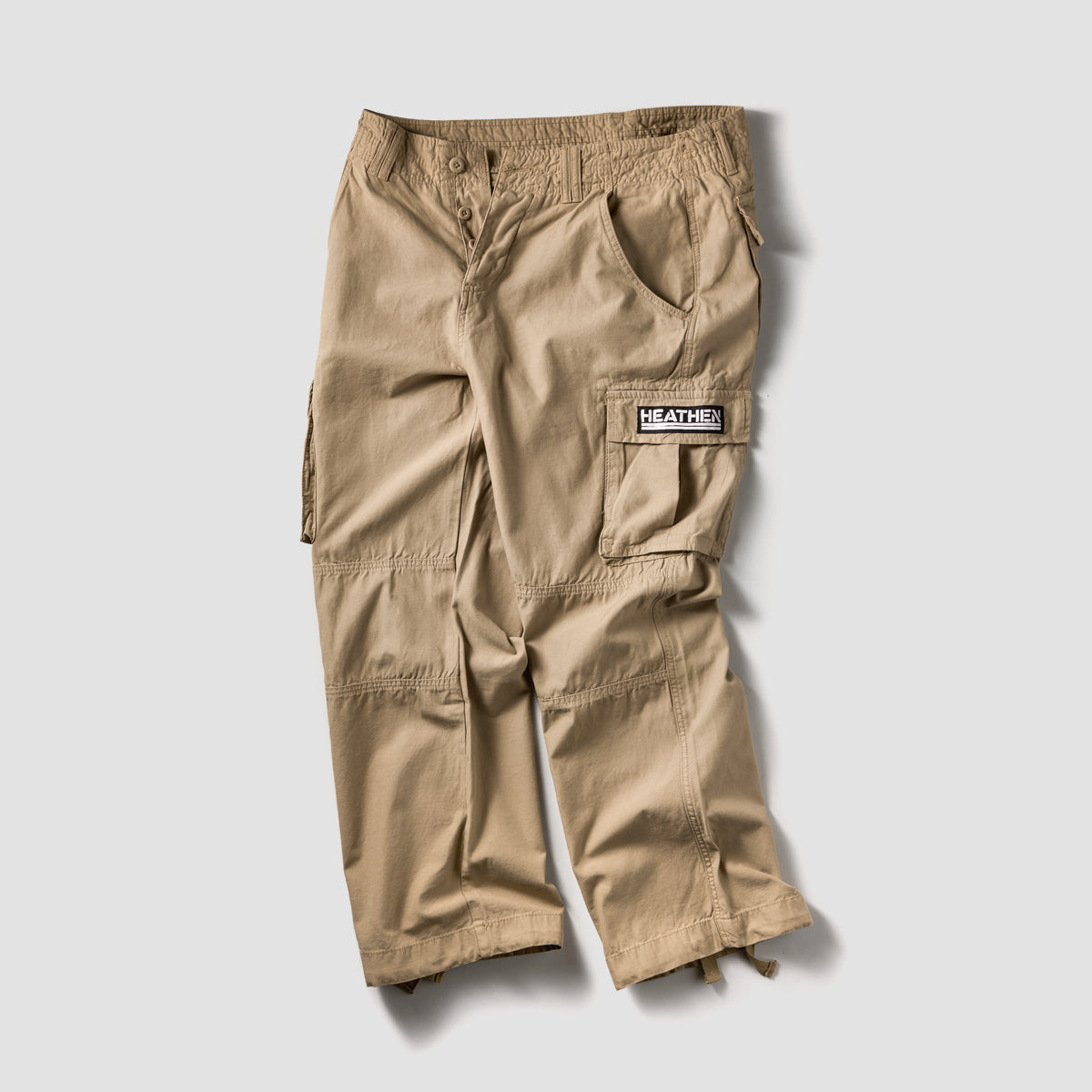 Heathen Siren Cargo Pants Beige