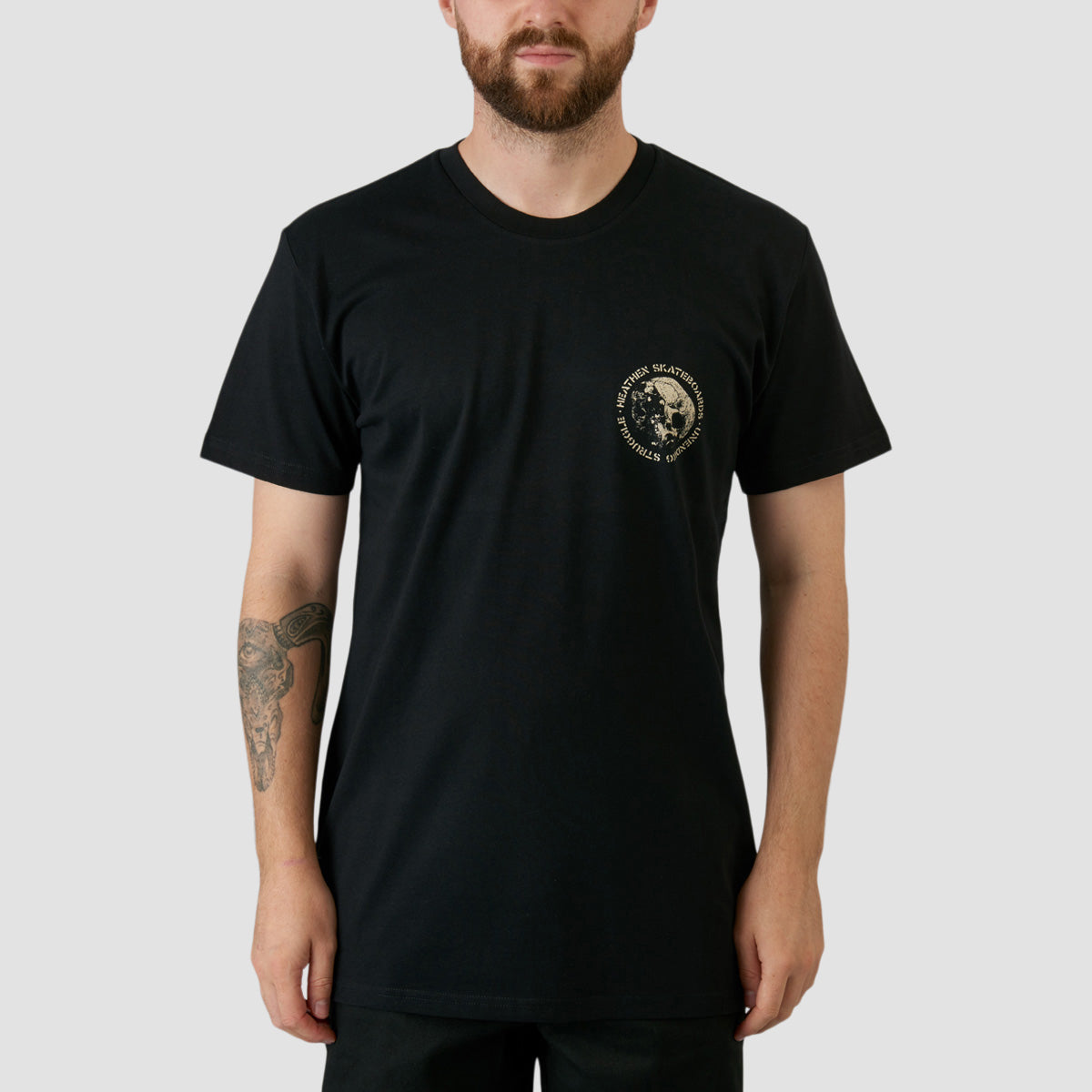 Heathen Sisyphus T-Shirt Black