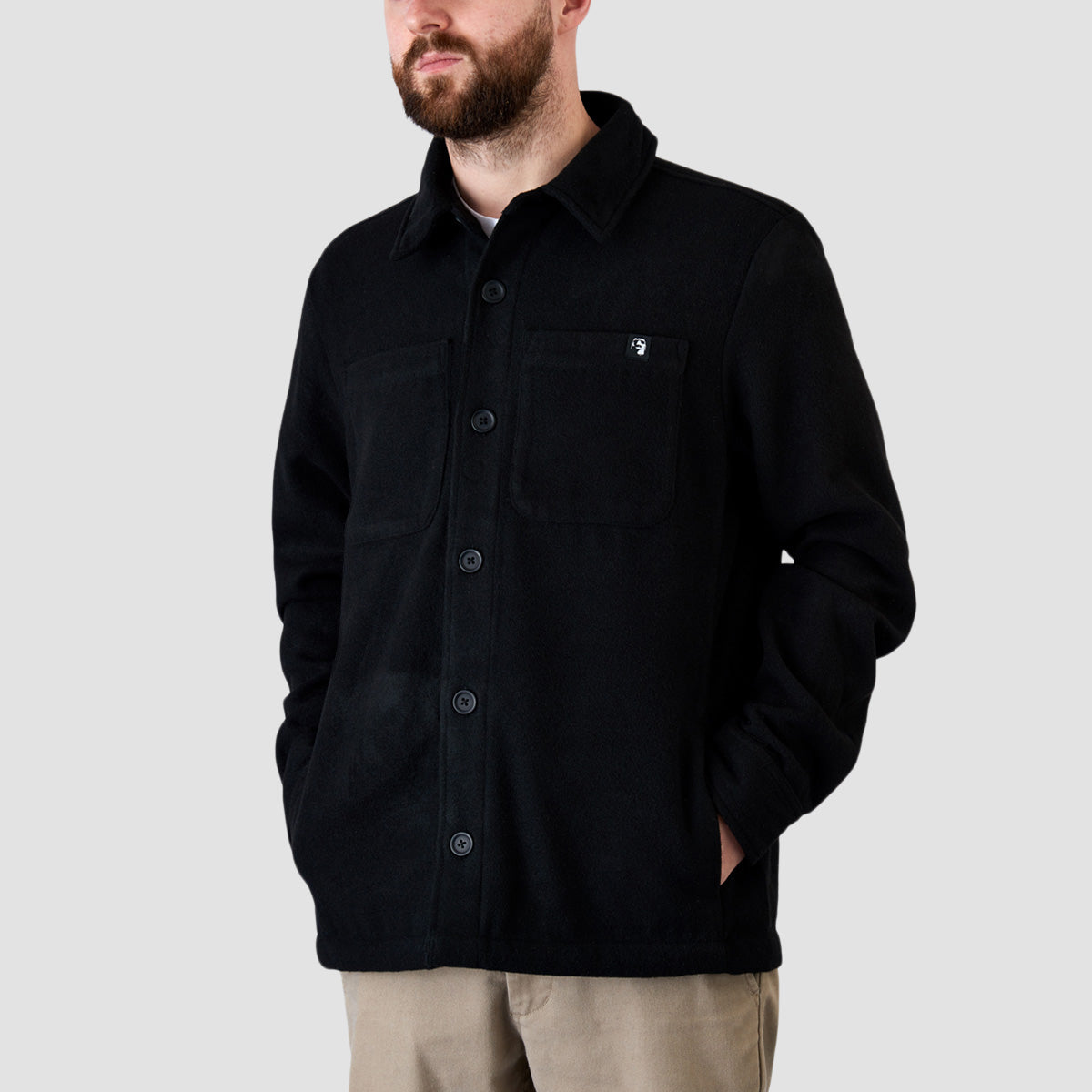 Heathen Sonacy Shirt Jacket Void Black