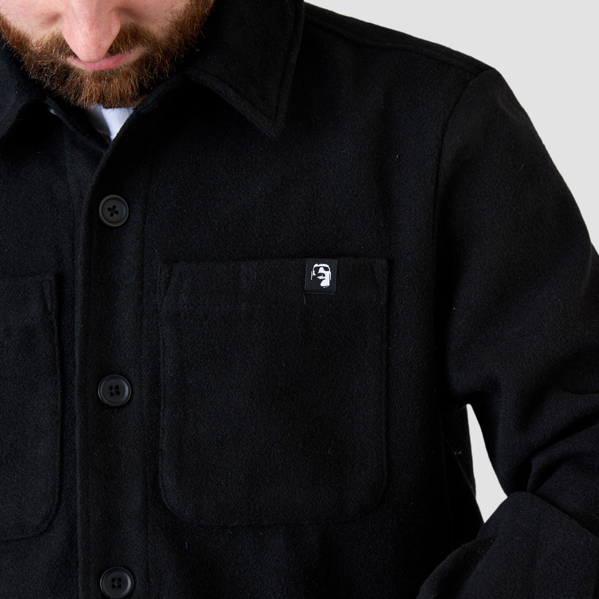 Heathen Sonacy Shirt Jacket Void Black