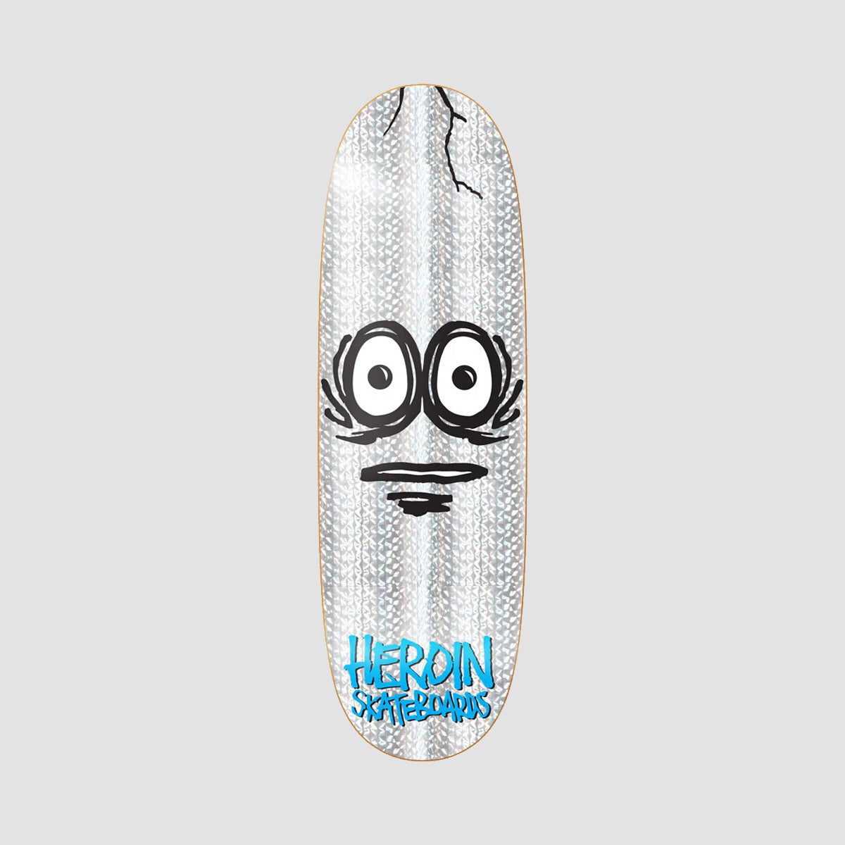 Heroin Very Big Holo Egg Skateboard Deck - 10"