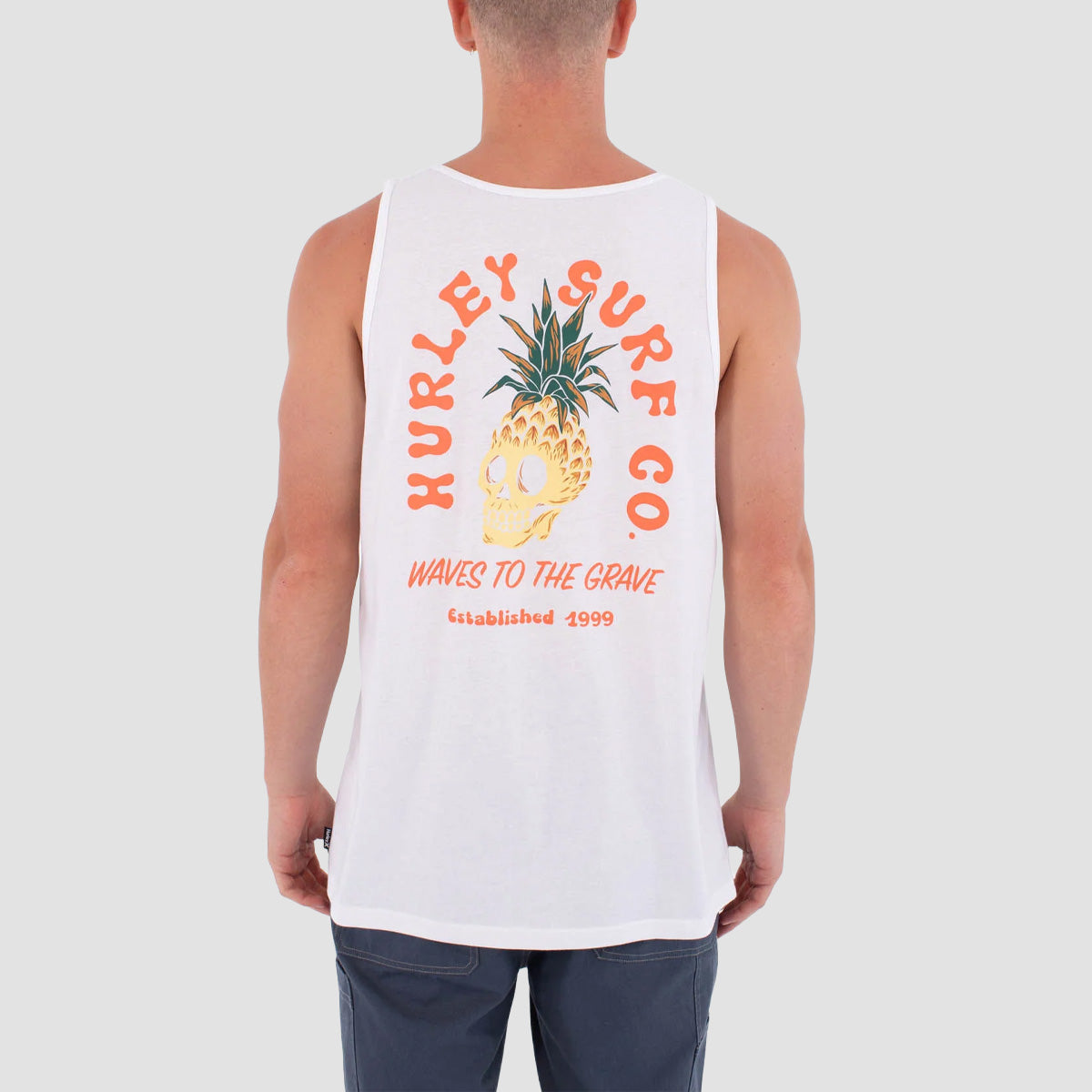 Hurley Berjim Tank Vest White