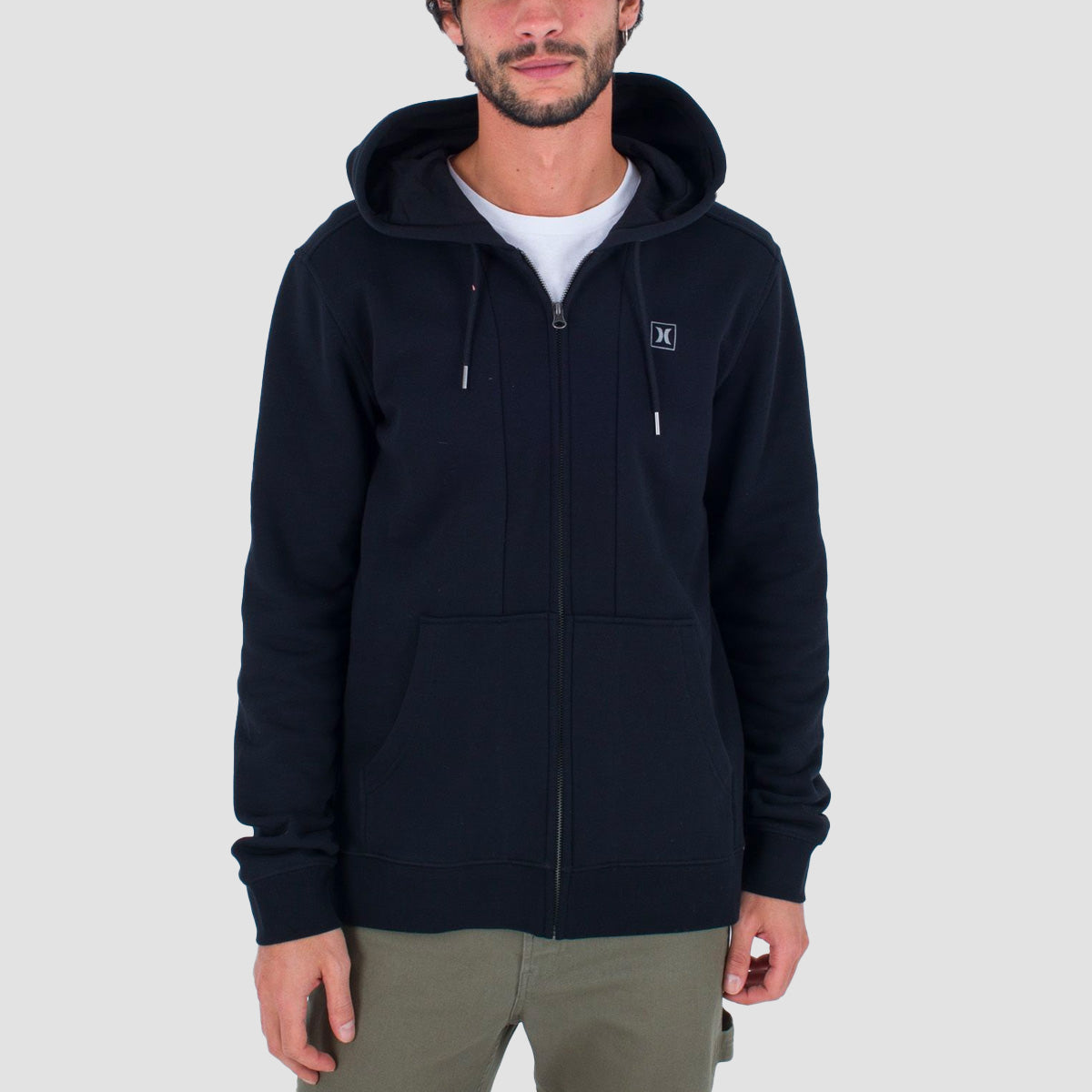 Hurley Box Zip Hoodie Black