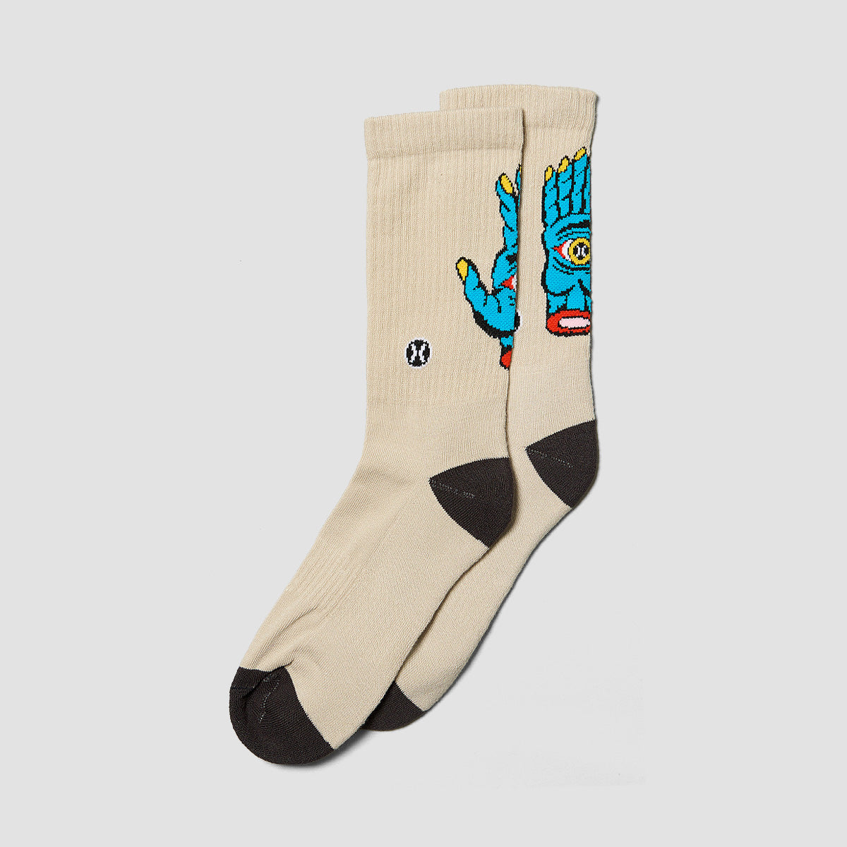 Hurley Etam Crew Socks Bone