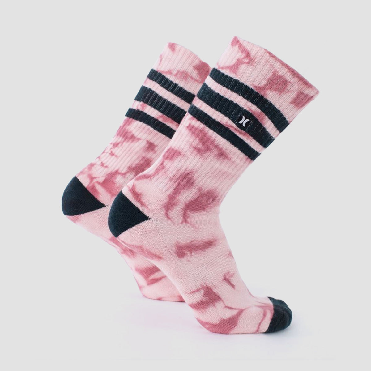 Hurley H20-Dri Tie Dye Crew Socks Beach Clay