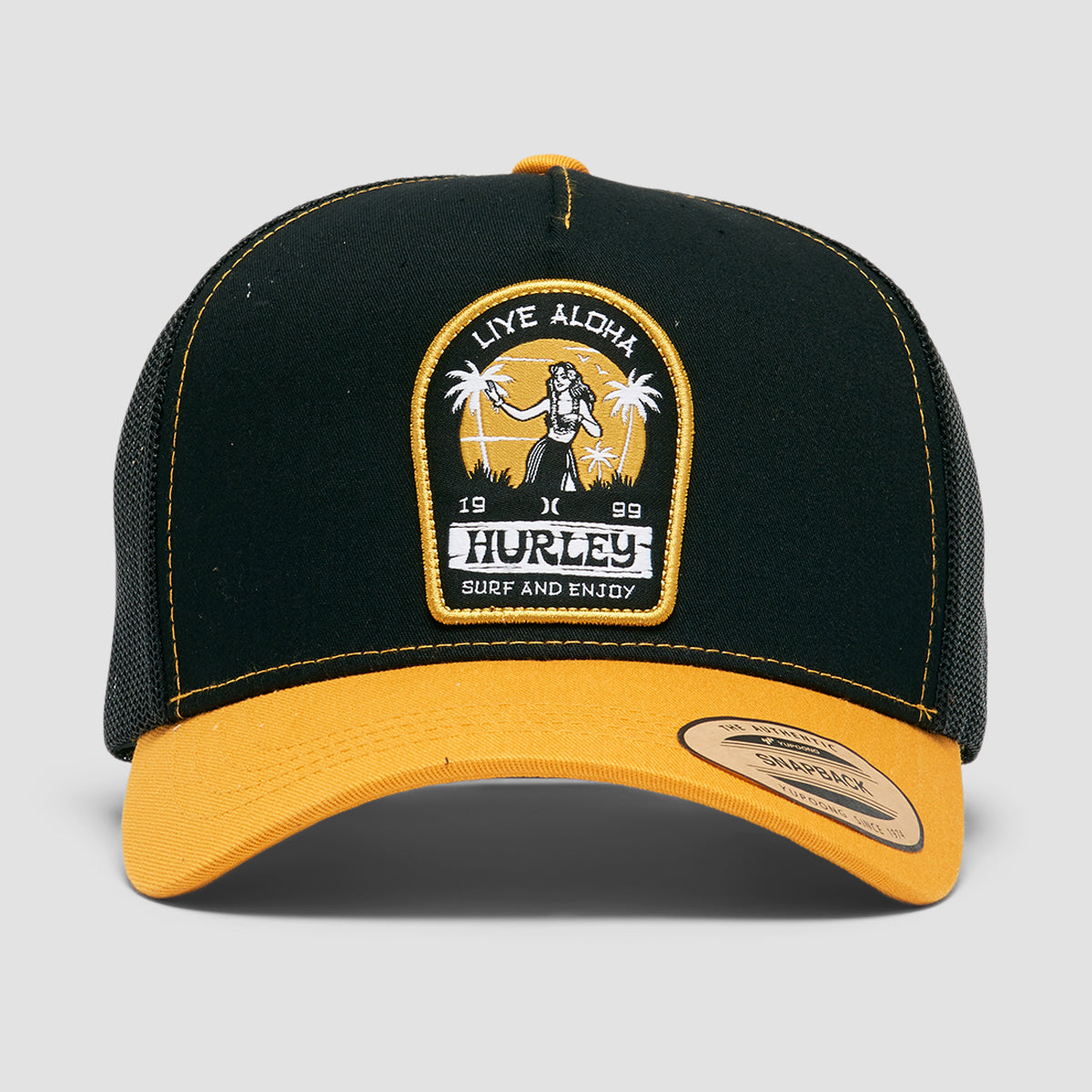 Hurley Live Aloha Trucker Cap Black