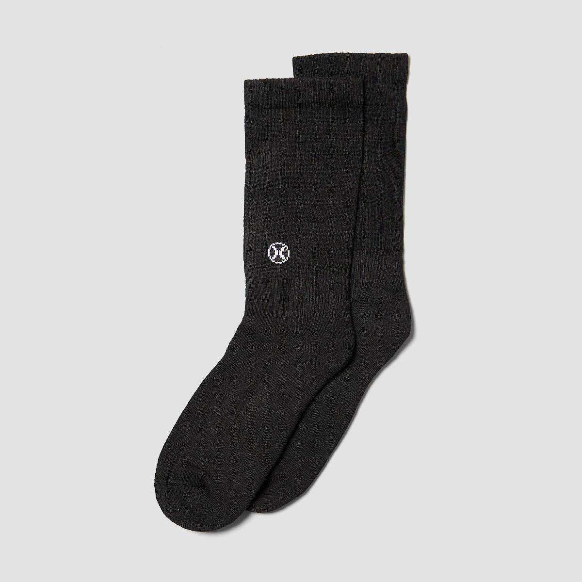 Hurley Logo Crew Socks Black