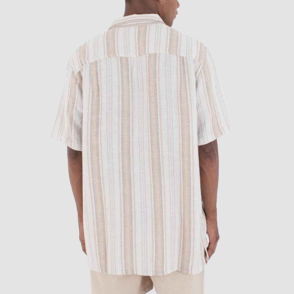 Hurley Oceanside Short Sleeve Shirt Barely Bone