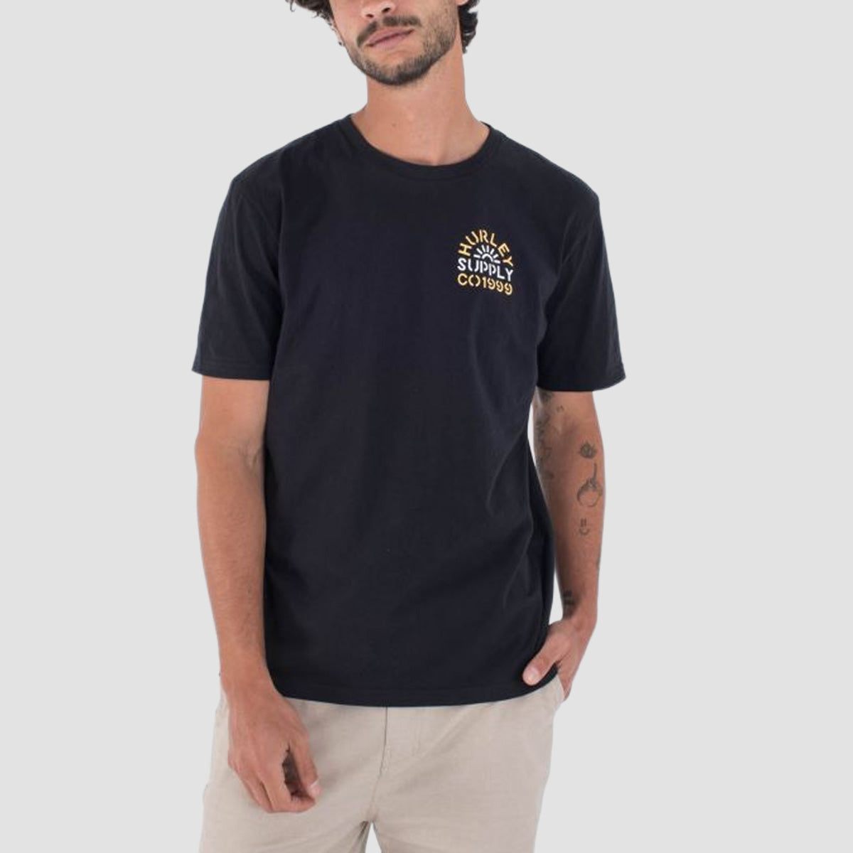 Hurley Organic Militia T-Shirt Black