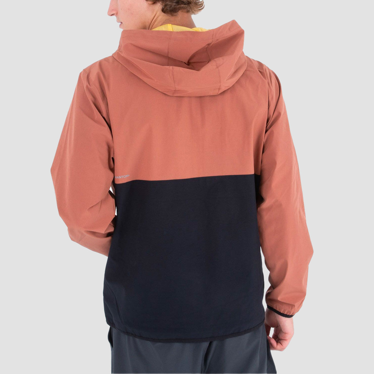 Hurley Phantom+ Packable Anorak Jacket Zion Rust