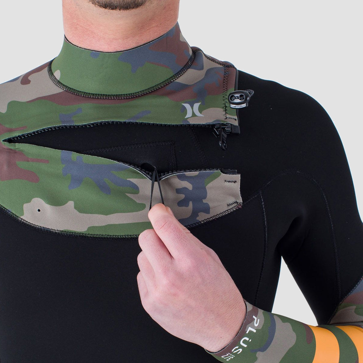 Hurley Plus Printed 3/2mm Wetsuit Staple Camo