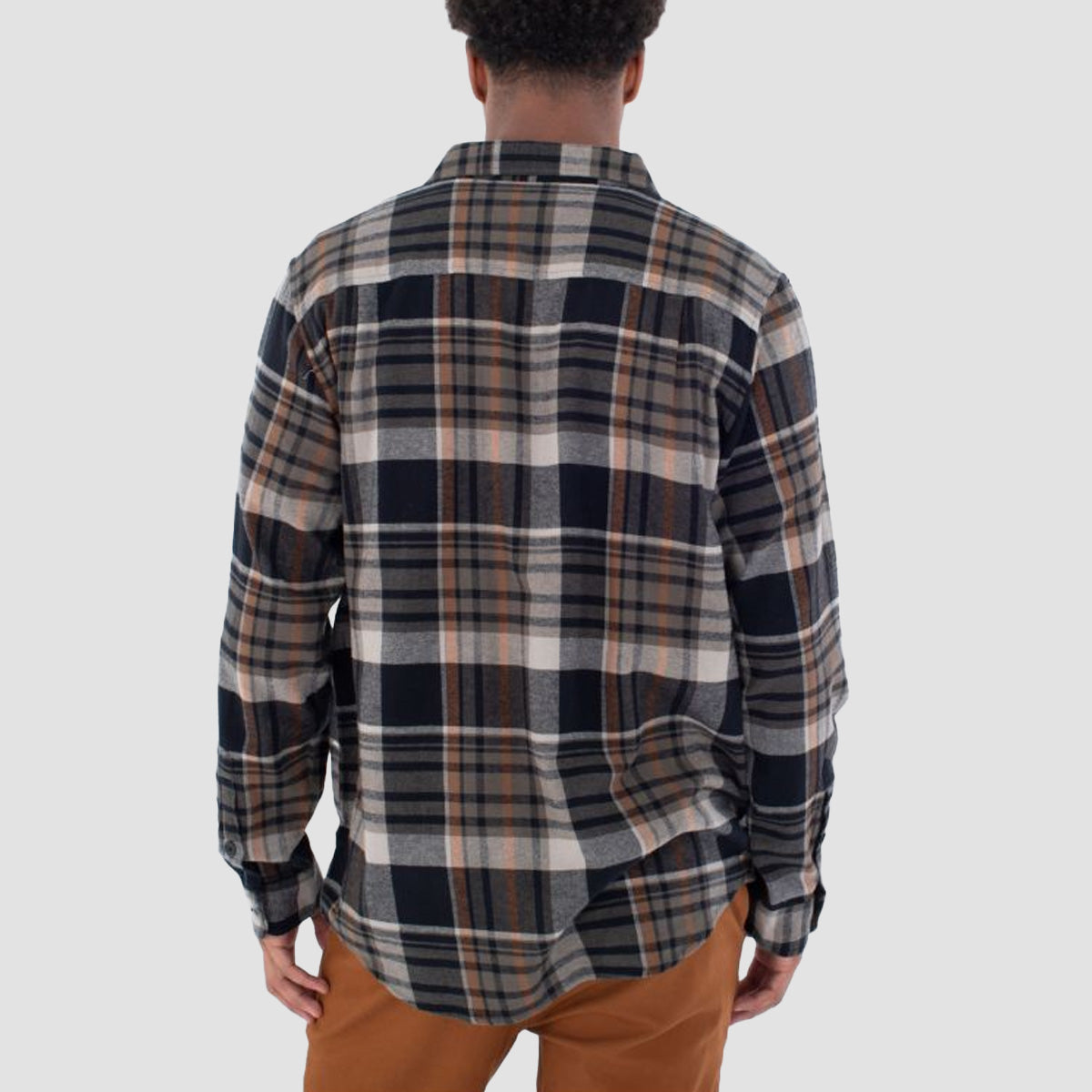 Hurley Portland Organic Flannel Longsleeve Shirt Cargo