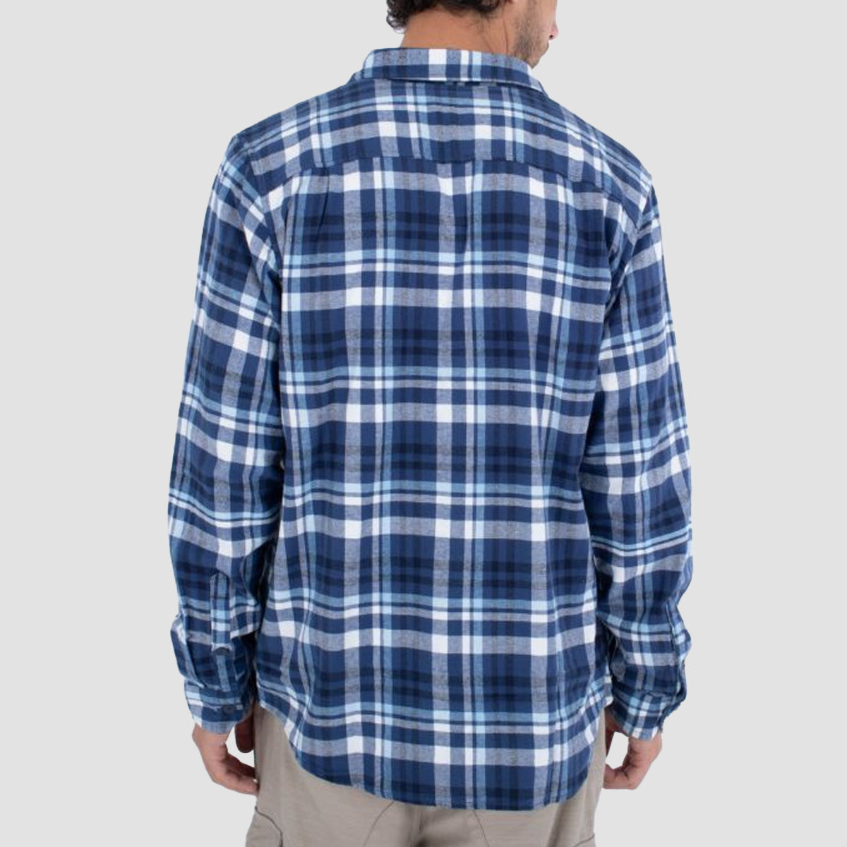 Hurley Portland Organic Flannel Longsleeve Shirt Submarine