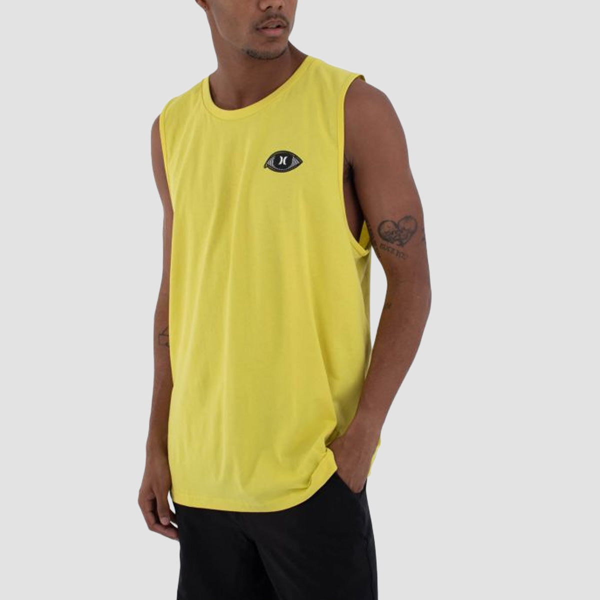 Hurley Pyscho Tank Vest Limonchello