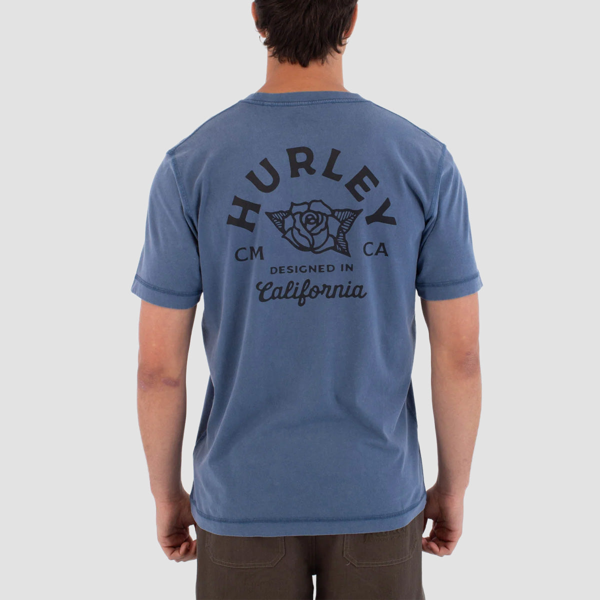 Hurley Sider BP T-Shirt Grey Teal