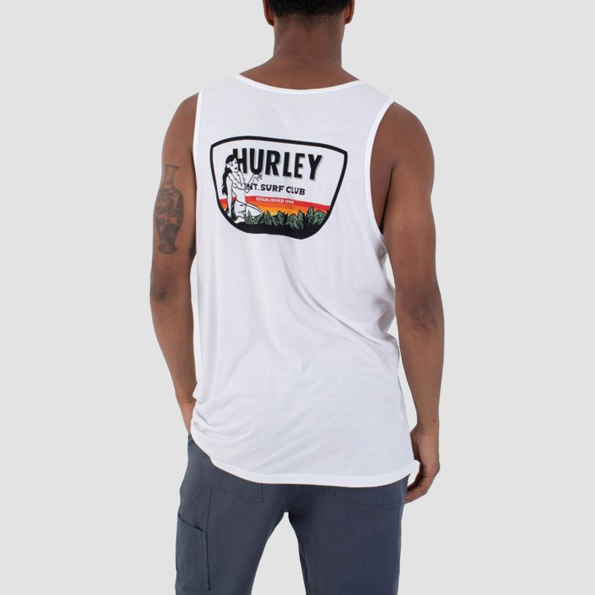 Hurley Tahiti Tank Vest White