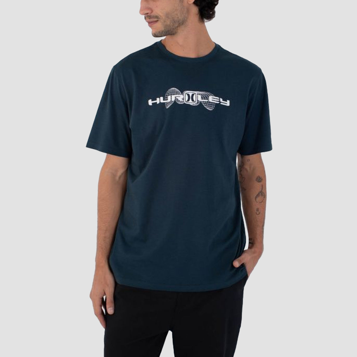 Hurley The Globe T-Shirt Bristlecone Heather