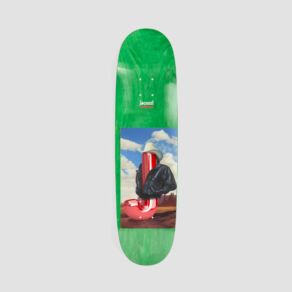 Jacuzzi Unlimited Big Ol J Ex7 Egg Skateboard Deck Green - 8.375"