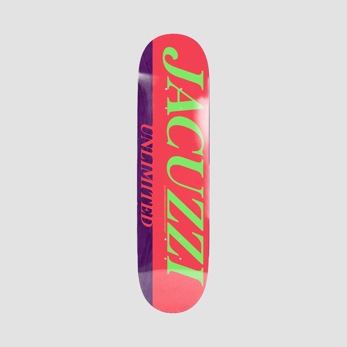 Jacuzzi Unlimited Flavor Ex7 Skateboard Deck Red/Purple - 8.25"