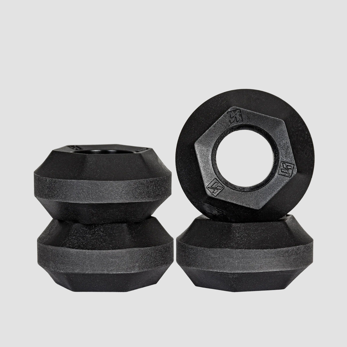 Kizer Sliders Antirocker Aggressive Inline Skate Wheels x4 Black 47mm