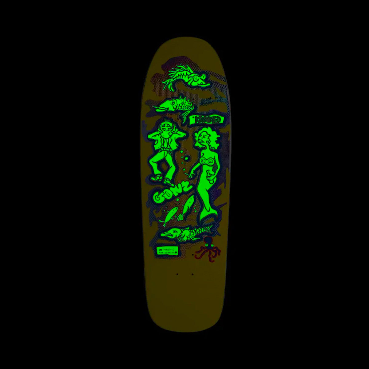 Krooked Gonz Colour Friend SSD24 Skateboard Deck - 9.81"