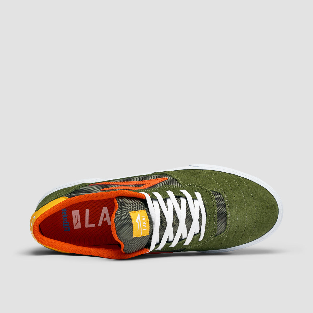 Lakai Cambridge Shoes - Olive/Yellow Suede