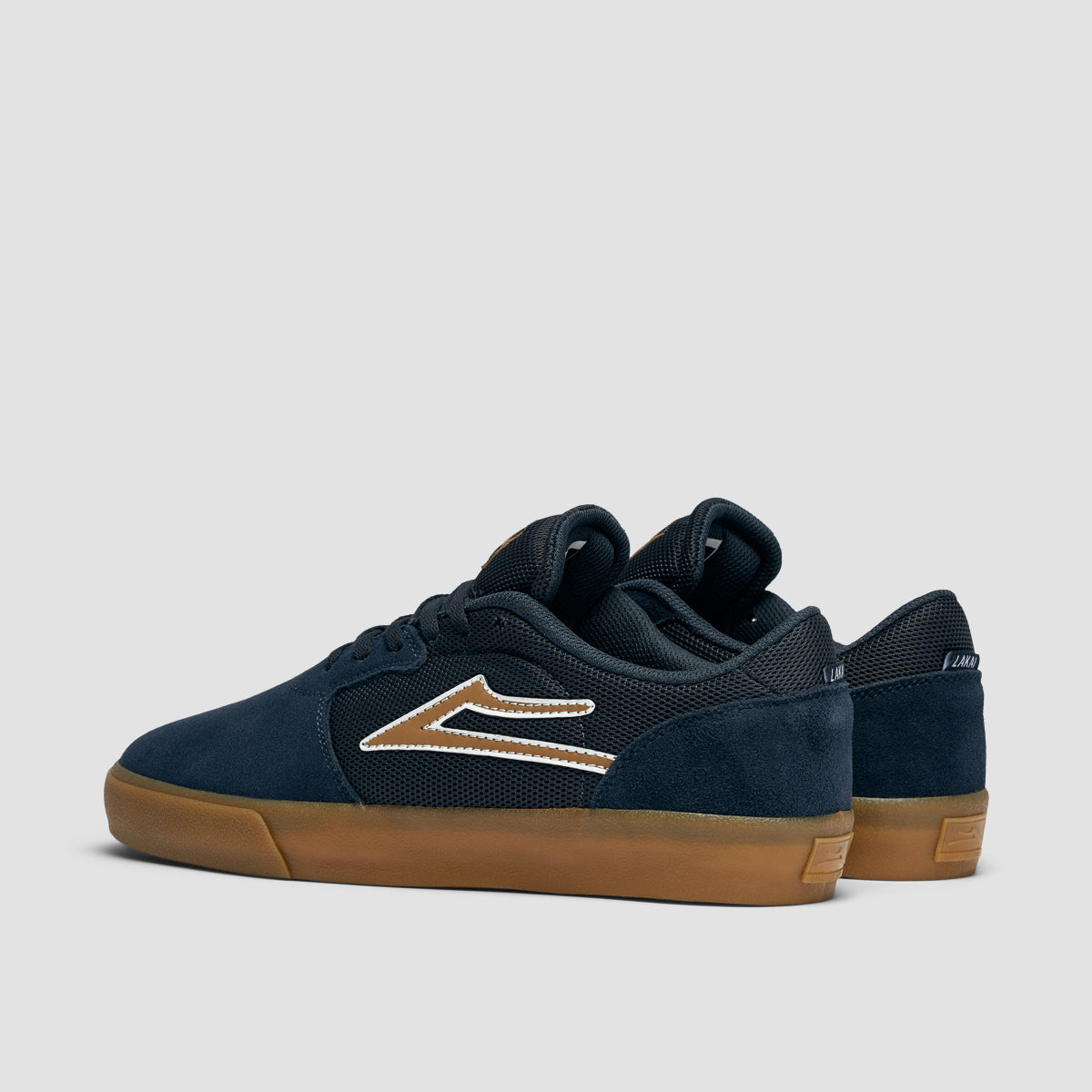 Lakai Cardiff Shoes - Navy/Gum Suede