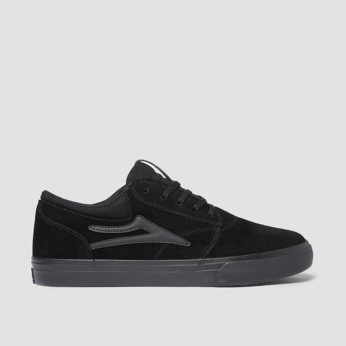 Lakai Griffin Skate Shoes - Black/Black Suede