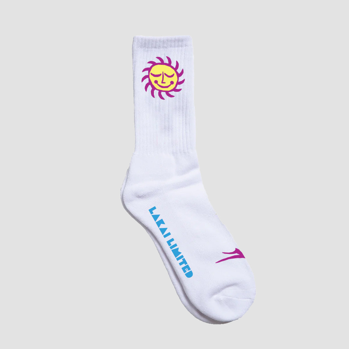 Lakai Sunny Crew Socks White