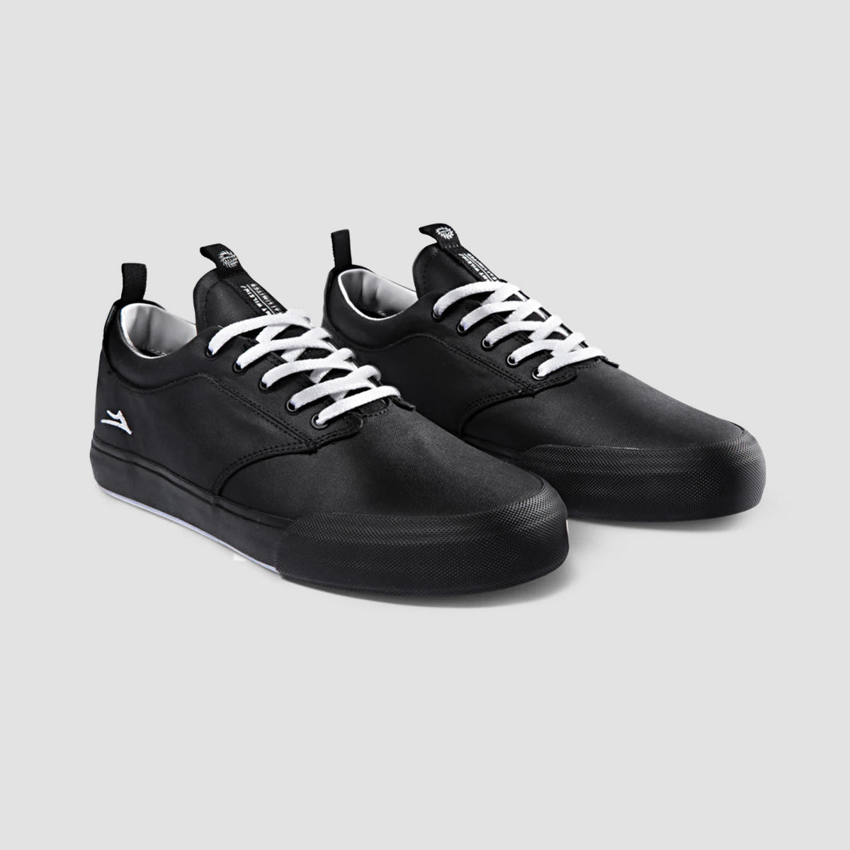 Lakai Wilkins VLK Canvas Skate Shoes - Black Canvas