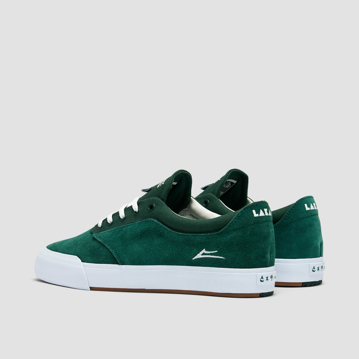 Lakai Wilkins VLK Shoes - Green Suede