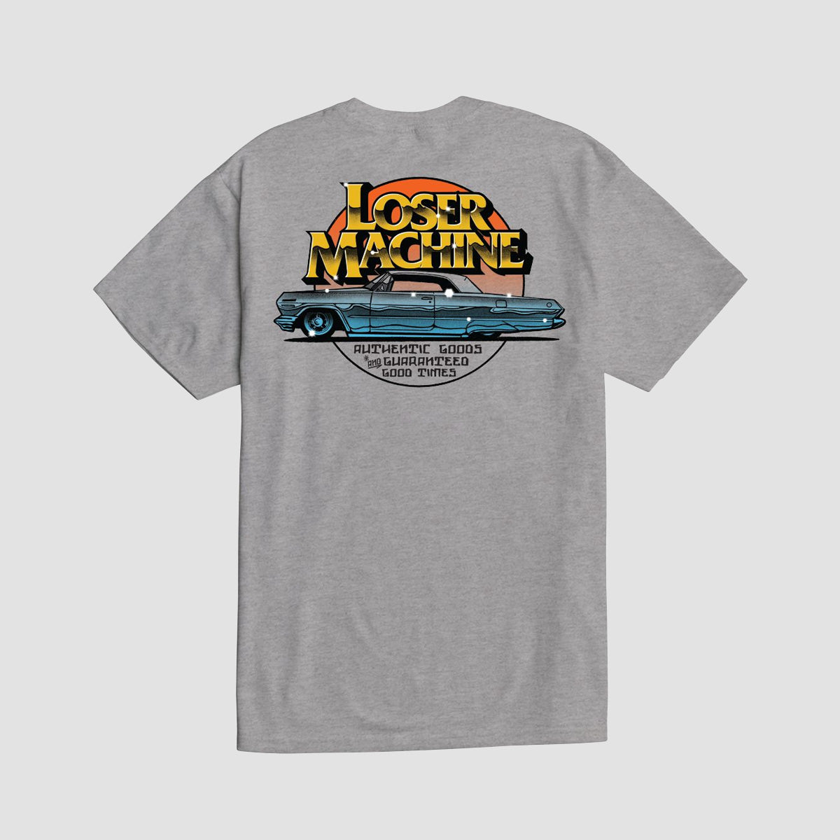 Loser Machine Good Times T-Shirt Heather Grey