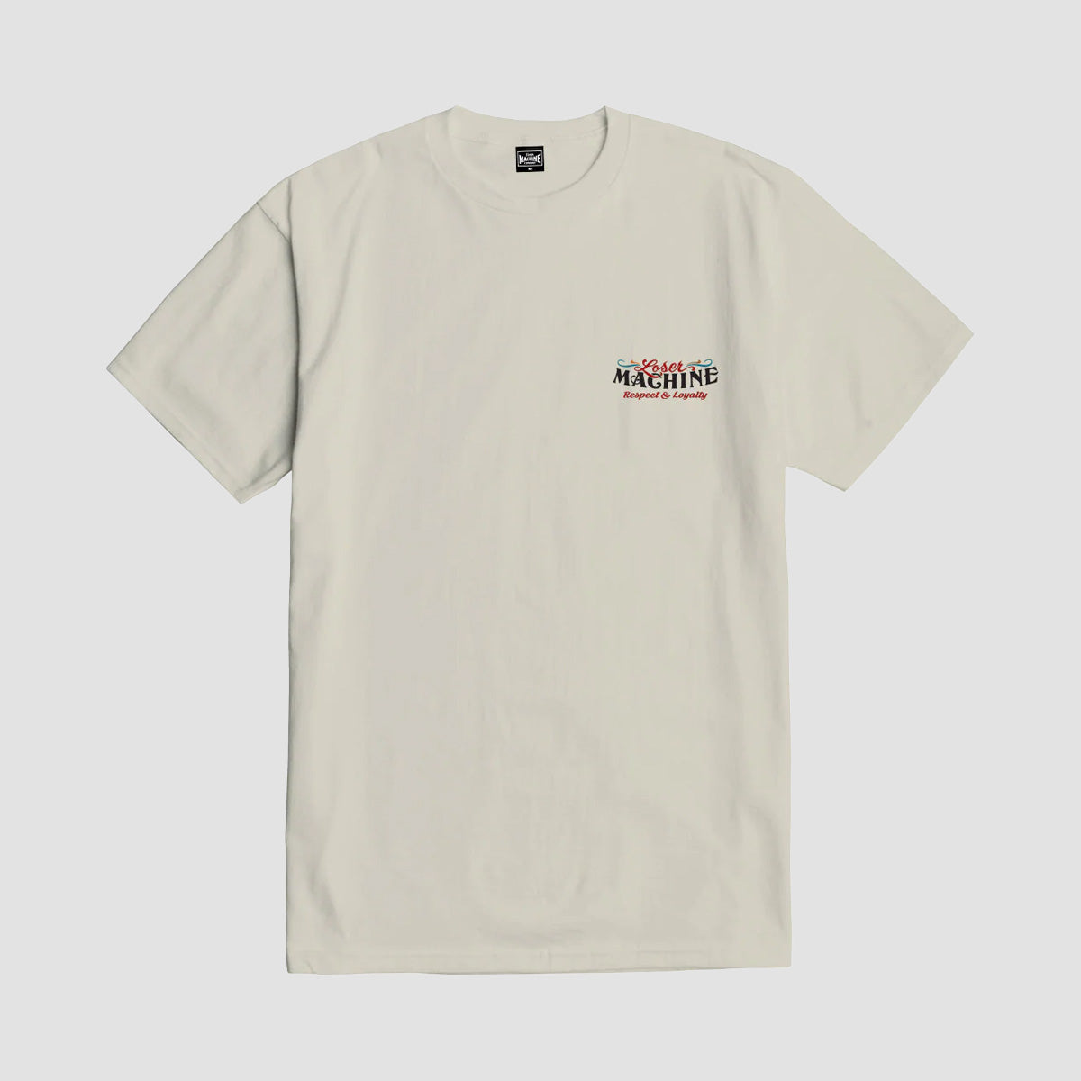 Loser Machine Respect & Loyalty T-Shirt Cream