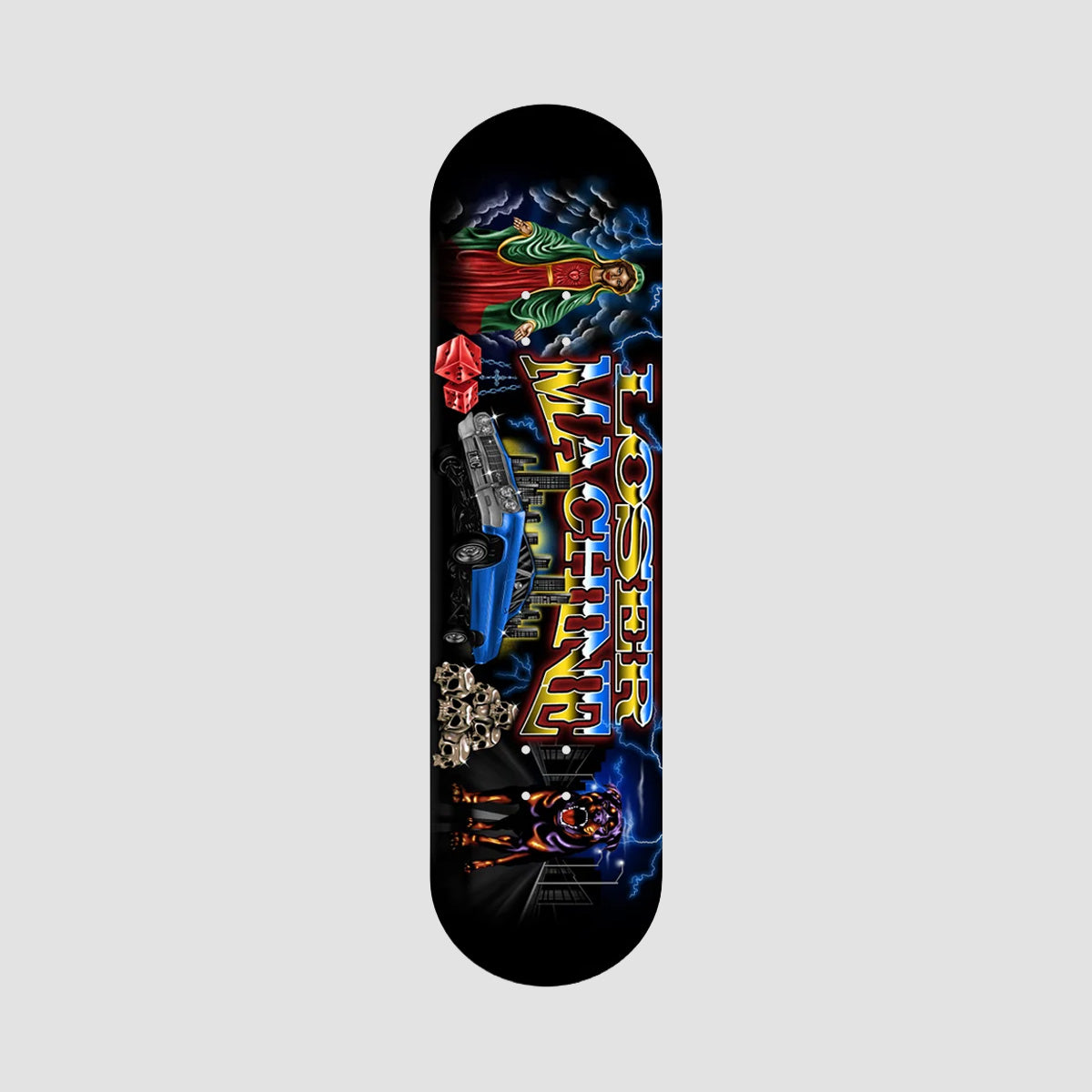 Loser Machine Street Scene Skateboard Deck - 8.5"