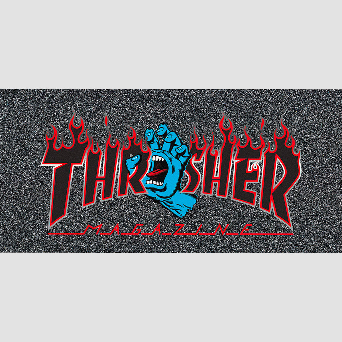 MOB Thrasher X Santa Cruz Flame Logo Grip Tape - 11"