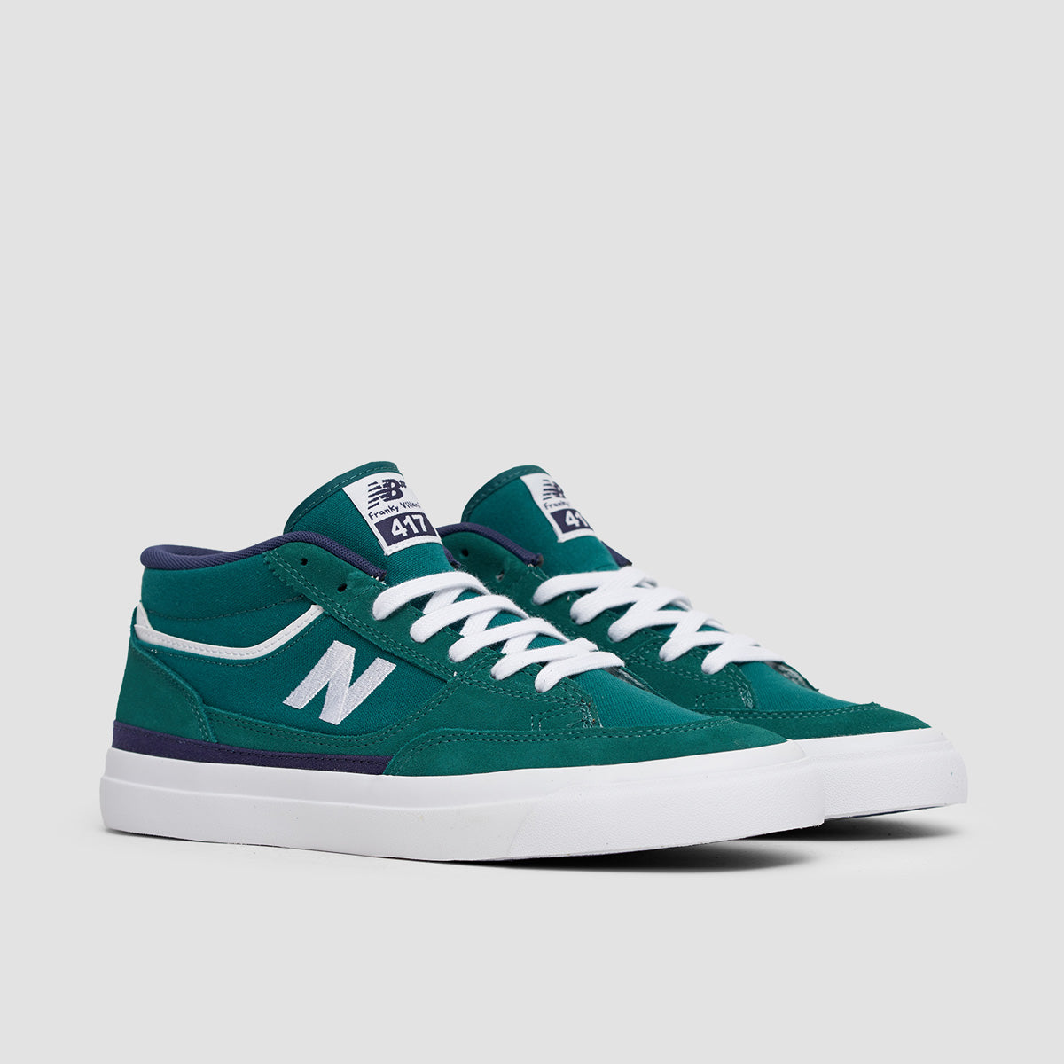 New Balance Franky Villani 417 Shoes - Vintage Teal/White