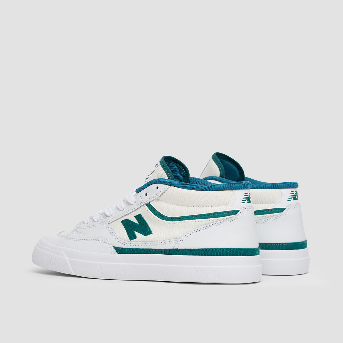 New Balance Franky Villani 417 Shoes - White/Vintage Teal